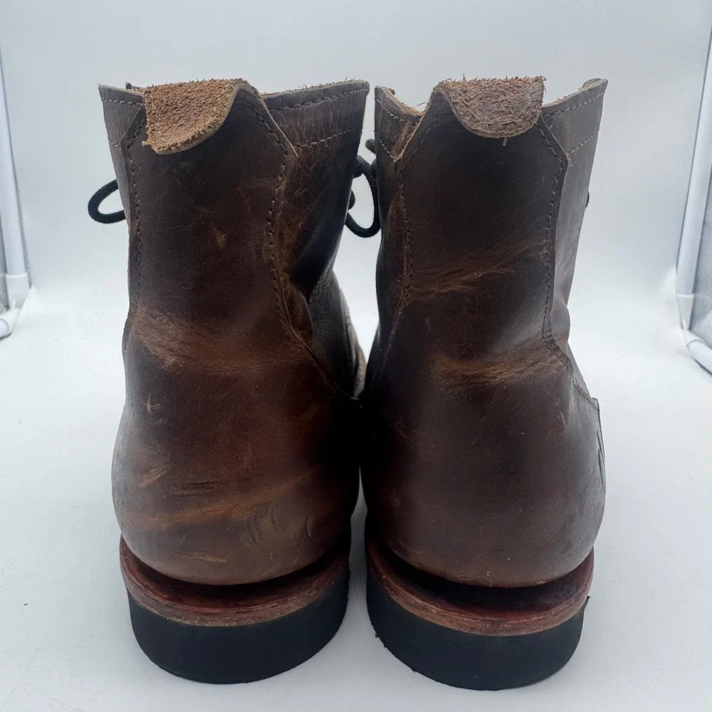 Origin The American Bison 6in Boot Men 9.5 EE Christy Black Leather Vibram Wedge